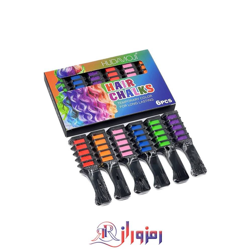 گچ مو رنگی شانه ای هدی موجی huda moji